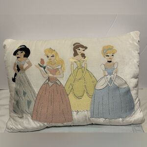 Pottery Barn Kids Disney Princesses Pillow Cinderella Belle